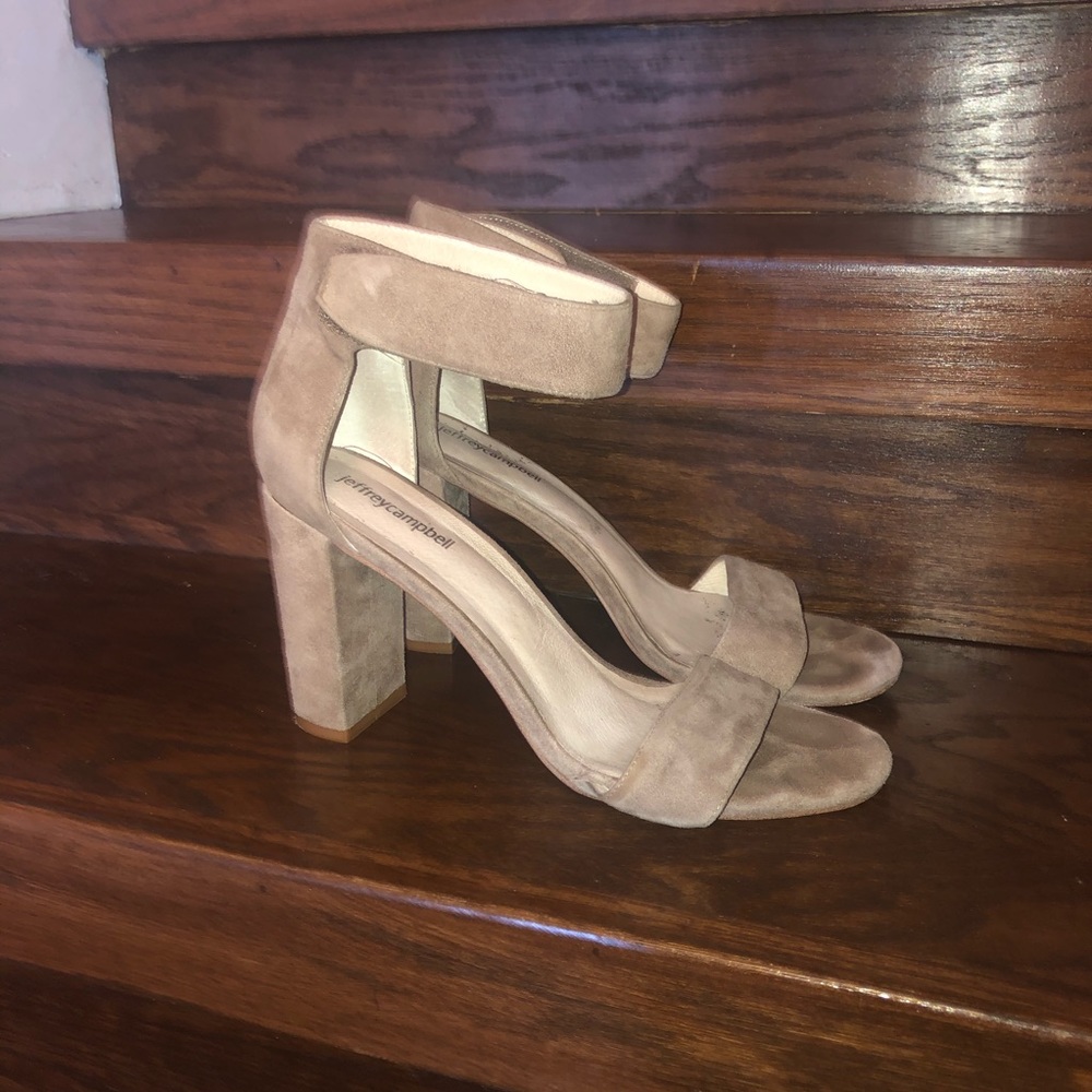 Jeffrey Campbell “Lindsay” Block Heel Sandal